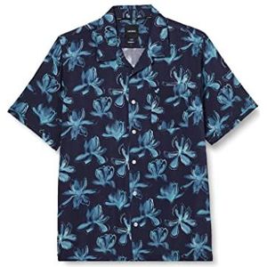 Kaporal Mateo overhemd heren, Navy Blauw