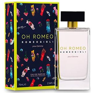 ROMEO GIGLI | Oh Romeo Eau de Parfum voor dames met amber- en houtachtige geur, damesgeur met krachtige en elegante geur, gemaakt in Italië, 75 ml