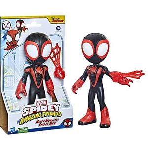 Marvel Spidey and His Amazing Friends, Miles Morales-figuur: Spider-Man reuzenformaat voor kinderen vanaf 3 jaar