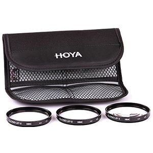 Hoya Racer-lensbevestigingsset (+1+2+4), 62 mm, zwart