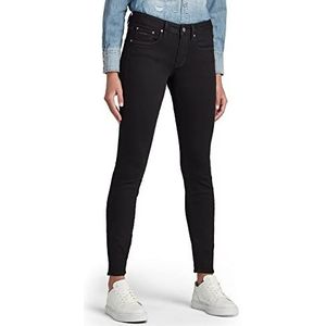 G-STAR RAW 3301 Mid Waist skinny jeans dames, zwart (Pitch Black B964-A810), 25W / 30L, zwart (Pitch Black B964-a810)