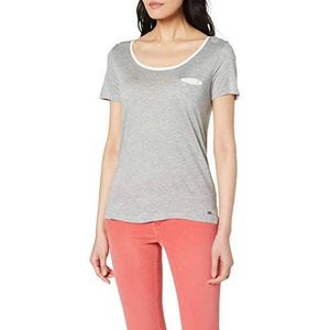 Mexx T-shirt dames, grijs (grijs melange/marshmallow 300162), XS, grijs (grijs gemêleerd/Marshmallow 300162)