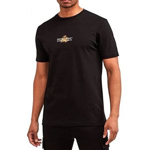 Kings Will Dream Beaumor T-shirt voor heren, Zwart/Oranje