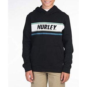 Hurley B Sporty Stripe T-shirt voor jongens, zwart, M