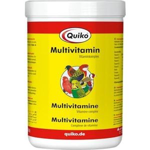 Quiko Multivitamin 750 g - Vitaminecomplex voor het leveren van essentiële vitaminen voor alle siervogelsoorten - in poedervorm