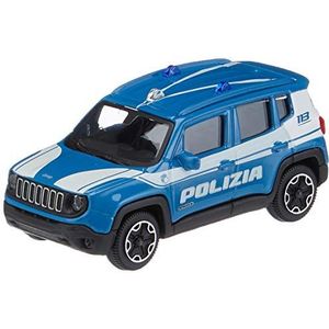 Bburago Renegade Polizia 1/43 modelbouw Jeep E Quad, meerkleurig, 4893993303960