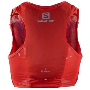 Salomon Hydra 4 Unisex drinkvest met 2 zachte flessen (5 ml), hardlopen en wandelen