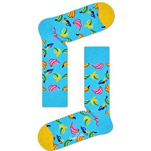 Happy Socks Banana Sock herensokken, meerkleurig (meerkleurig 670), 41-46 EU, meerkleurig (meerkleurig 670)