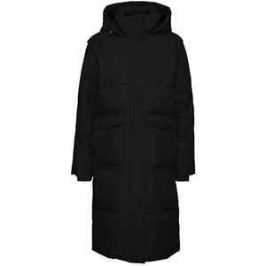 VERO MODA Vmmadelyn Noos Long Coat Damesjas, zwart.