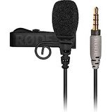 RØDE SmartLavalier microfoon voor smartphone met TRRS-aansluiting voor radio, content maken, spraakopname ter plaatse en in de studio, zwart, 1