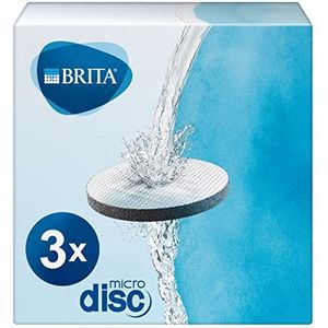 BRITA 1020107.0 Waterfilter MicroDisc, 3 Stuks,5.5 x 5.5 x 0.4 cm,Zwart