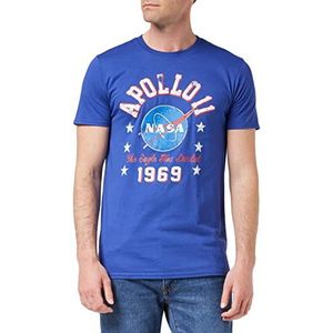 Nasa 1969 T-shirt voor heren, Metro Blue