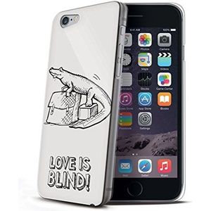 Celly BLINDIPH6PCRO hardcase beschermhoes voor iPhone 6 Plus/6S Plus, motief Love is Blind/krokodil, wit