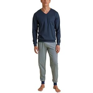 CALIDA Lot de 2 pyjamas pour homme Imprimé Relax, Insignia Blue Print, 52