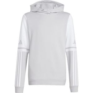 adidas Mixte enfant SQUADRA25 SWEAT HOODY KIDS, team light grey/white, 9-10 Years