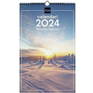 Finocam - Kalender 2024 Spiraalwandafbeeldingen om te schrijven januari 2024 - december 2024 (12 maanden) natuur Catalaans