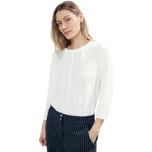 Cecil T-shirt à manches 3/4 pour femme B321012, Vanilla White, XL