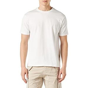 Gianni Lupo GLW8727 T-shirt voor heren, korte mouwen, wit, M, Wit.