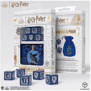 Q Workshop Harry Potter dobbelstenen set Ravenklauw Dice & Pouch Set (5)