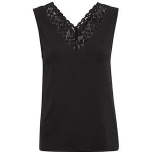 Cream Crtrulla Top Undershirt Femme, Pitch Black, L