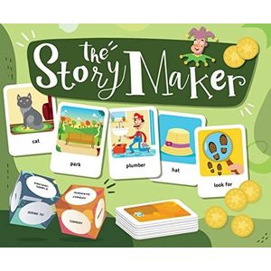 The StoryMaker. Gamebox met 132 kaarten + download: Let's play in het Engels. Gamebox met 132 kaarten + download