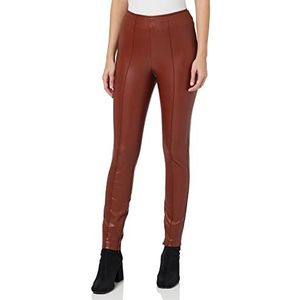 Only Onlpips Otw Leggings van kunstleer voor dames, Cherry Mahonie