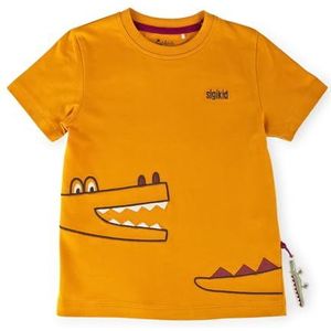 Sigikid T-shirt met korte mouwen van biologisch katoen voor jongens, Geel.