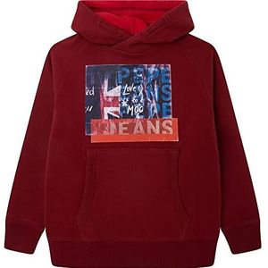 Pepe Jeans Omar sweatshirt, jongens, 286burnt Red, 14 jaar, 286 burnt red