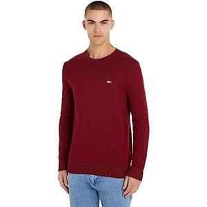 Tommy Jeans Tjm Essential Crew Neck Sweater Dm0dm11856 Herentrui (1 stuk), Rood