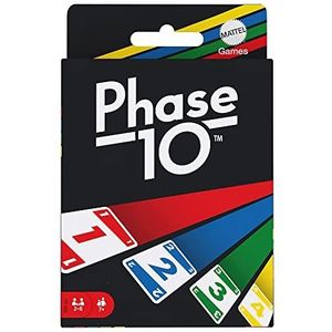 Mattel Game PHASE 10 bord- en kaartspel, Duitse versie, FPW38