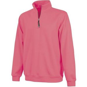 Charles River Apparel Sweat-shirt unisexe Crosswind Quarter Zip (Regular & Big-Tall Sizes), Preppy Pink, XL