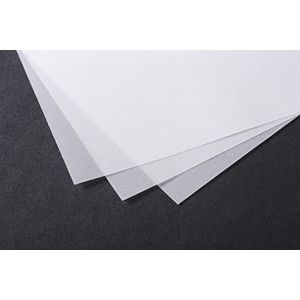 Clairefontaine 96505C transparant papier, 500 vellen, zeer transparant, A4, 21 x 29,7 cm, 70/75 g, ideaal voor technische tekeningen, doos met 5 stuks