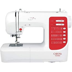 Carina Comfort - Computergestuurde naaimachine voor beginners en gevorderden met multifunctioneel display, 40 steekprogramma's, vrije arm, led-naailicht