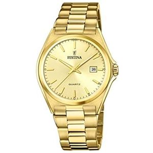Festina Analoog F20555/3, goud, armband, Goud, armband