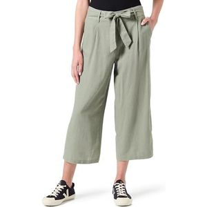 ONLY Onlcaro Hw Linen Belt Culotte PNT Pantalon pour femme, Vert olive, M