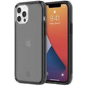 Incipio Slim Case compatibel met iPhone 12 Pro Max (6,7 inch) [4,25 m valvast, compatibel met Qi I extreem robuuste telefoonhoes I stootvast case transparant / zwart