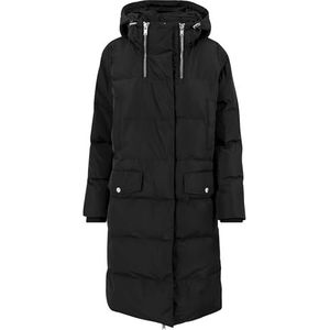 Urban Classics bubble coat dames mantel, Zwart (7)