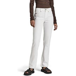 G-STAR RAW Noxer High Straight Jeans voor dames, wit (White C669-110)