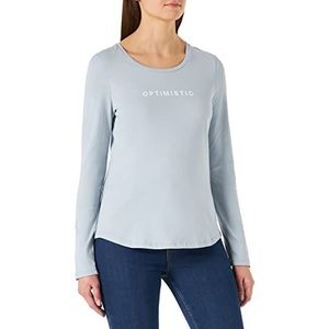 Camel Active Womenswear Damesshirt met lange, lichtblauw (45)