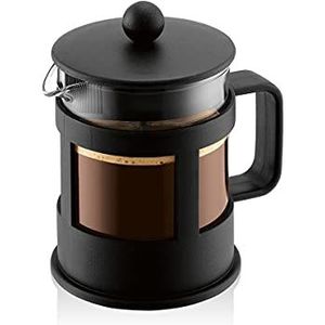 Bodum 1784-01 Kenya Cafetière, 4 kopjes, 0.5 l, zwart
