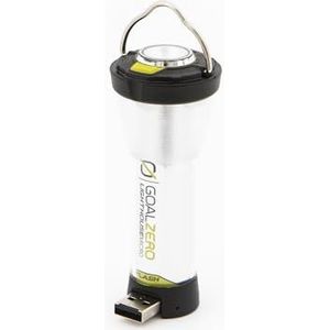 Goal Zero Lighthouse Micro Flash lantaarn zaklamp, oplaadbaar, USB, dimbaar, IPX6, 68 g, gewicht USB-poort, ingang 150 lumen, klaar voor zonne-energie
