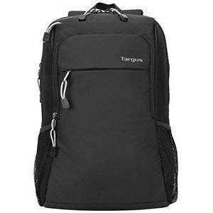 Targus Intellect TSB968GL laptoprugzak, licht, waterafstotend, met gevoerde rugsteun, opbergtas voor snelle toegang, beschermhoes voor 15,6 inch (39,6 cm), zwart