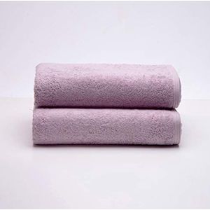 Sancarlos - Set van 2 handdoeken Ocean de wastafel, kleur paars, 100% katoen, 550 g/m²