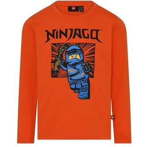 LEGO Lwtaylor 613 T-shirt voor jongens L/S, Kleur: oranje.