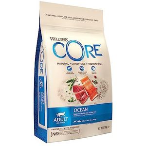 Wellness Core Ocean, Droogvoer voor katten, natuurlijk en graanvrij, zalm/tonijn, 4 kg