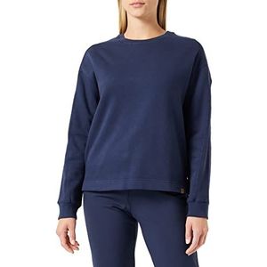 Camel Active Womenswear Sweatshirt met capuchon, dames, nachtblauw, XXL, Nachtblauw.