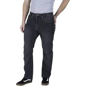 Vertx Defiance Jeans voor heren, Verwassen zwart hart.