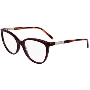 Lacoste Damesbril, donkerrood, 55/17/135, Donker rood