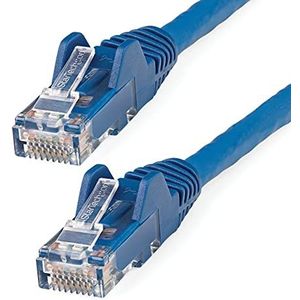StarTech.com 10 Gigabit 650 MHz 100 W PoE RJ45 UTP kabel, zonder rookontwikkeling en halogeenvrij, 100 W PoE RJ45 UTP met kabelbinders, blauw, ETL-gecertificeerd (N6LPATCH5MBL)