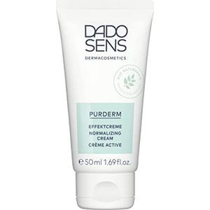 DADO SENS Purder Gezichtscrème, 50 ml, zachte verzorging voor onzuivere huid van alle leeftijden, ook met therapie bij acne en punten
